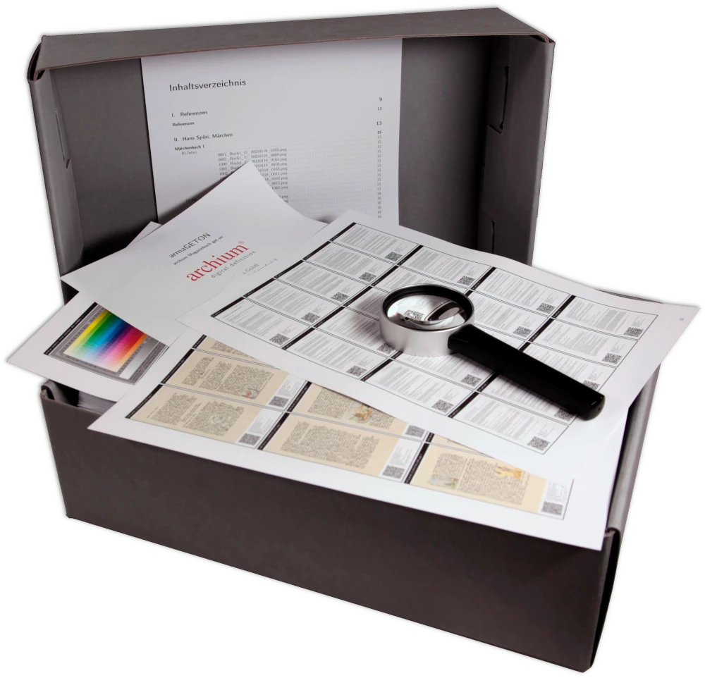 Fraction d'archive avec des microfeuilles